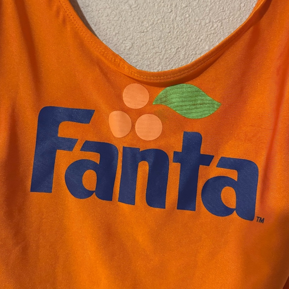 COCA COLA FANTA ORANGE SWIM SUIT MEDIUM - Picture 3 of 5